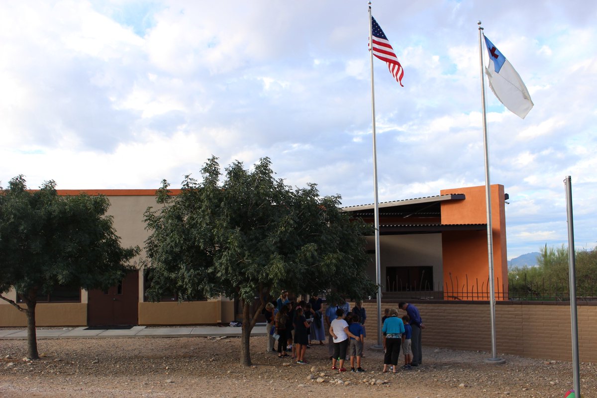 PRCATucson's tweet photo. So thankful to live in a country where we can gather on both campuses for prayer with students, faculty and parents. #SYATP2016 https://t.co/bK7ppcMb4Q
