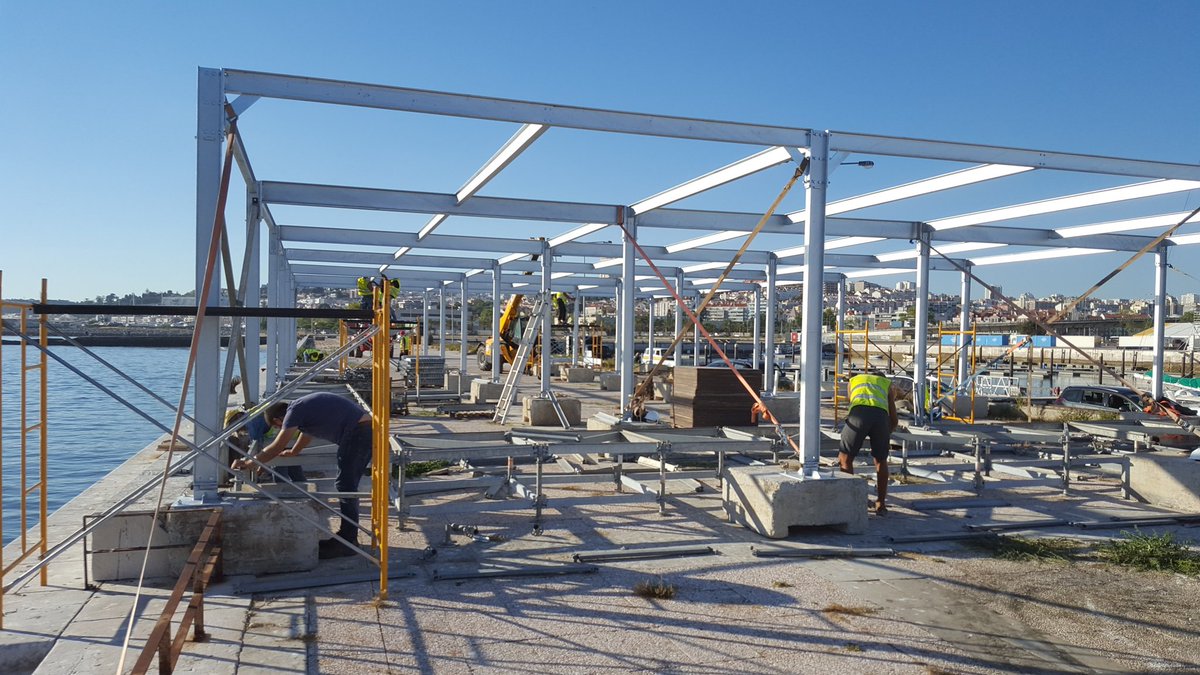 It's starting to take form. Lisbon <a href="/extremesailing/">Extreme Sailing</a>