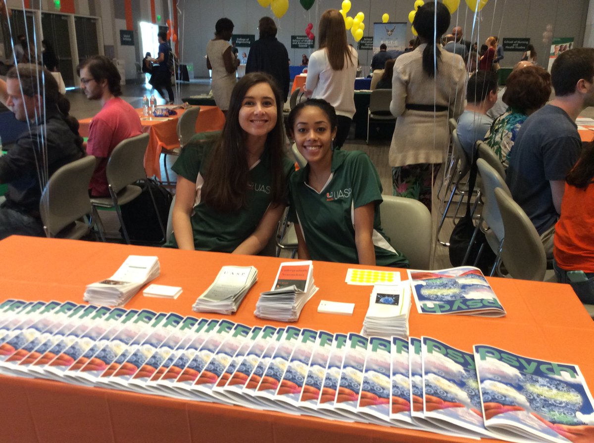 Stop by the majors and minors fair in the SSC ballrooms to learn more about the psychology and neuroscience programs! #UASP