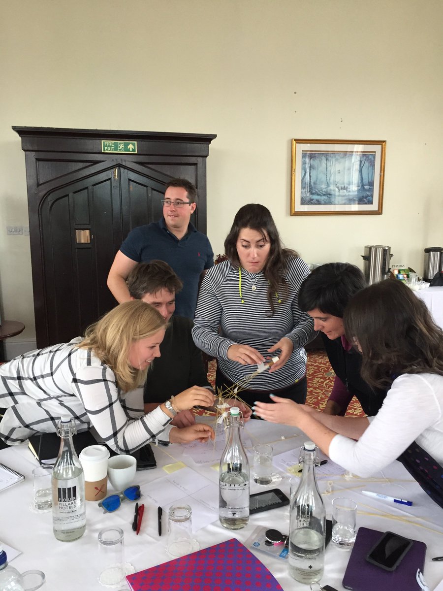richfergy's tweet photo. Another great day with the #tescoff folks talking #leadership - #marshmallowchallenge always creates good learning https://t.co/HgBb0oqdHS