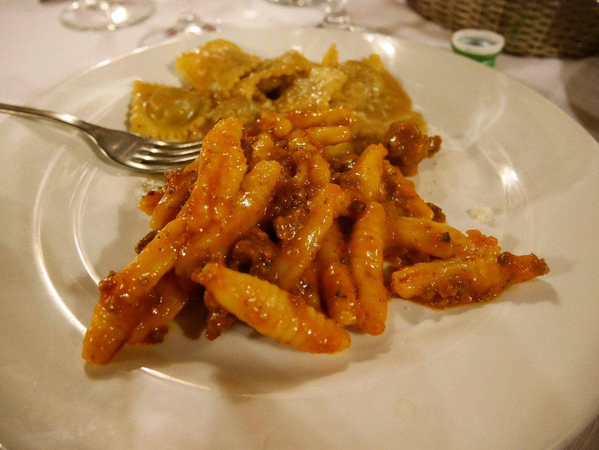russellspangler's tweet photo. #SpanglerLife Rule #45 After a day at a food festival get a big dinner! Owner said "you trust me" and we said yes and he made a great meal! https://t.co/EZwRBsacl4