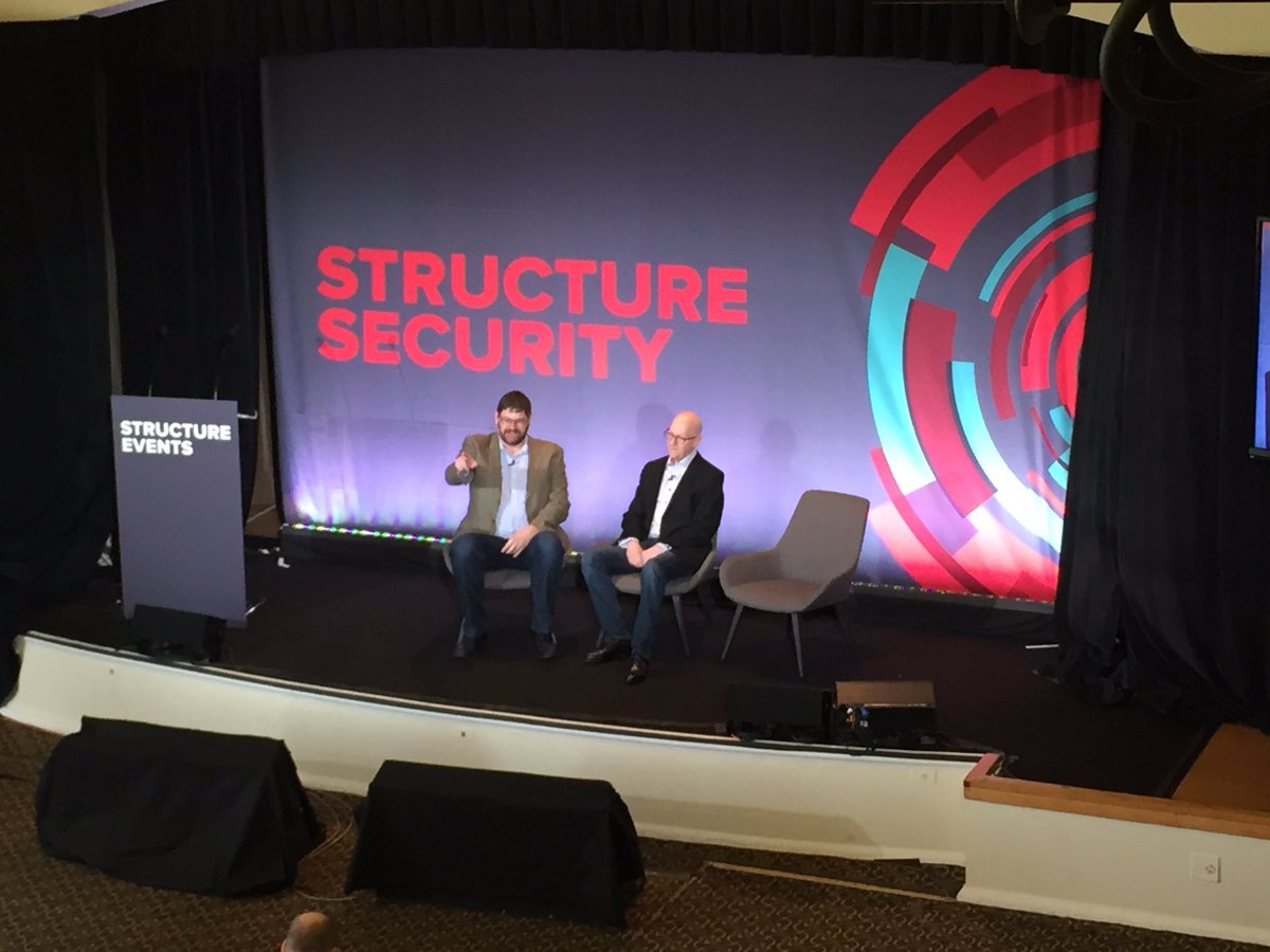 rhackett's tweet image. .....and now for the main event! @Yahoo CISO @boblord talking about the mega breach @StructureSeries #StructureSecurity