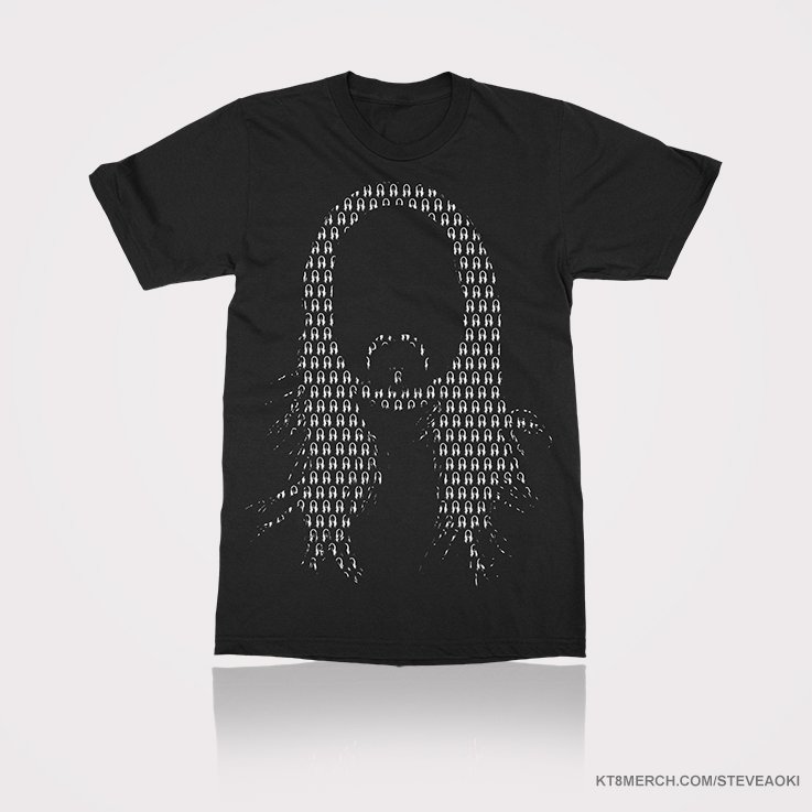 New mini-heads shirts out now!!  steveaoki.is/MiniHeads https://t.co/YcaaSTlA7L