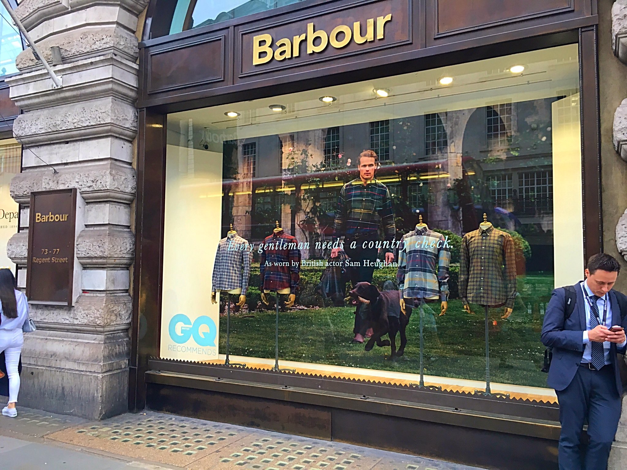 barbour regent street opening times