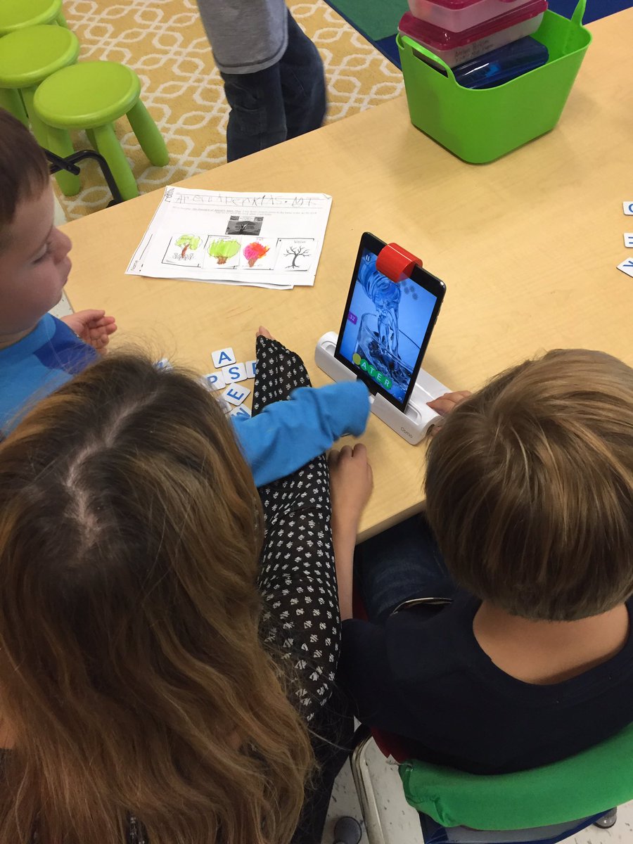 KeanesKiddos's tweet photo. Introduced @PlayOsmo today to the kiddos! #beginningsounds #lettersoundidentification #kindergarten #osmowords https://t.co/wE1CqsczZF
