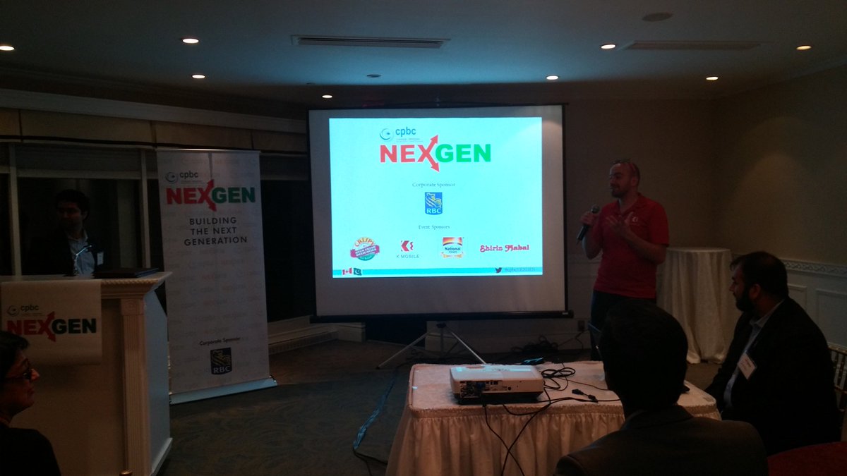 cpbcNEXGEN's tweet photo. Naseem thanking @cpbcNEXGEN @CPBCinfo for helping him start his new life in #Canada. #syrian #refugees https://t.co/9aPQUvE3IH