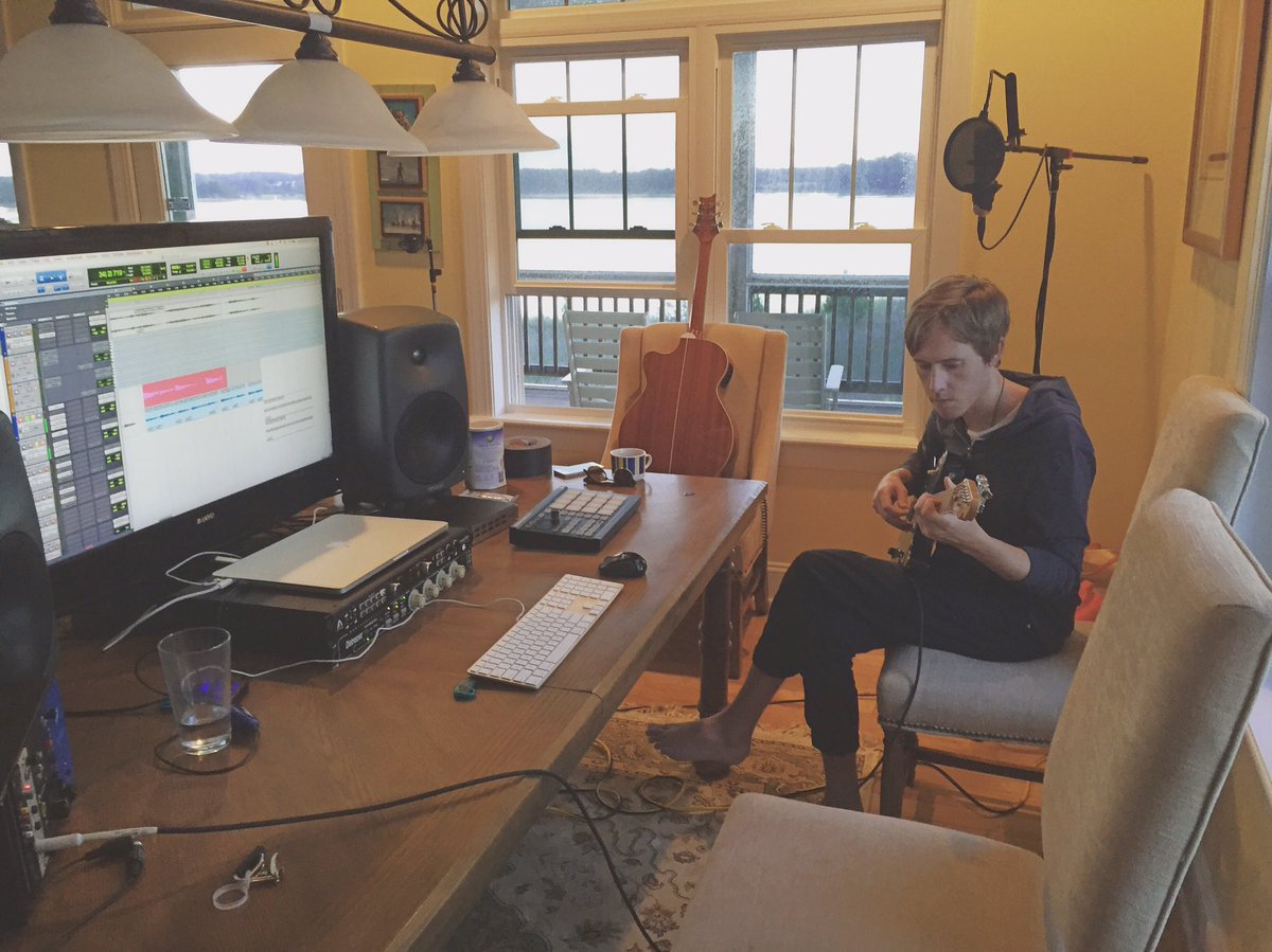 Snow's coming down...