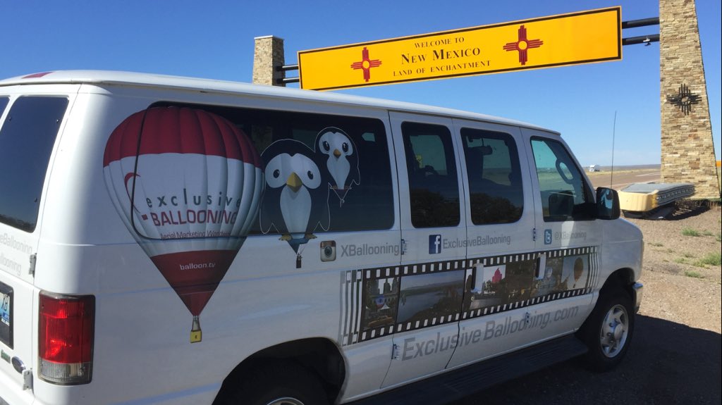 FlyPenguinUK's tweet photo. We're here!!! Safe and sound this time @balloonfiesta #Albuquerque and prime spot N1 on the field! So excited! @krqe https://t.co/qqYWZkE38c