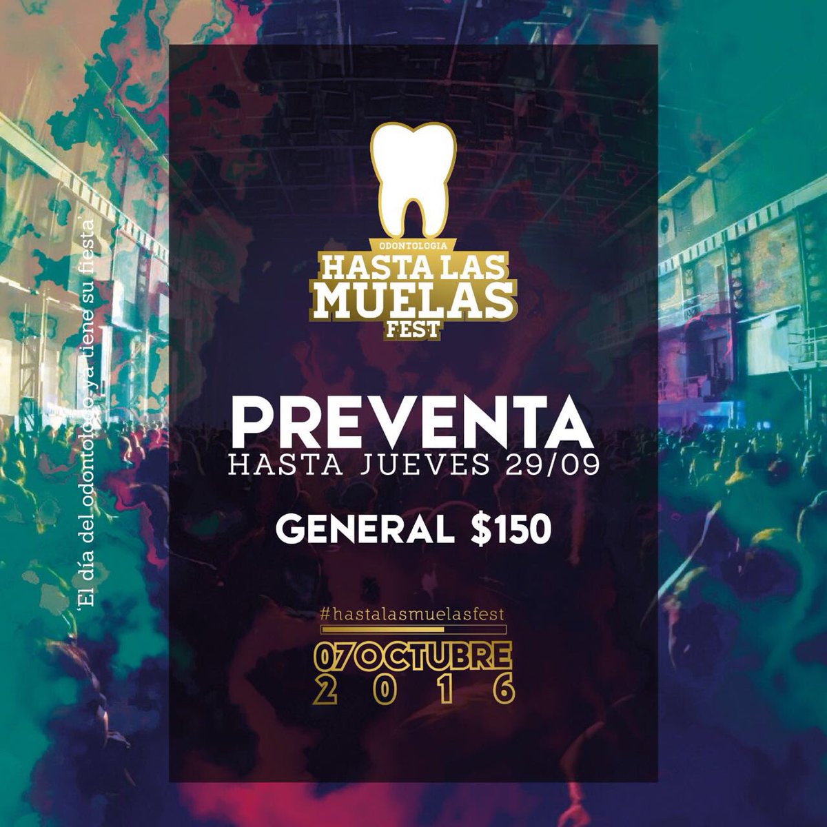 El Viernes 7 de Octubre nos ponemos " HASTA LAS MUELAS " en su proxima edicion!!! 💣