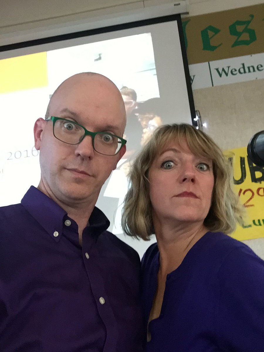 BranwenZak's tweet photo. Your Brain Games Emcees! #2016braingames https://t.co/tmnf52xlYT