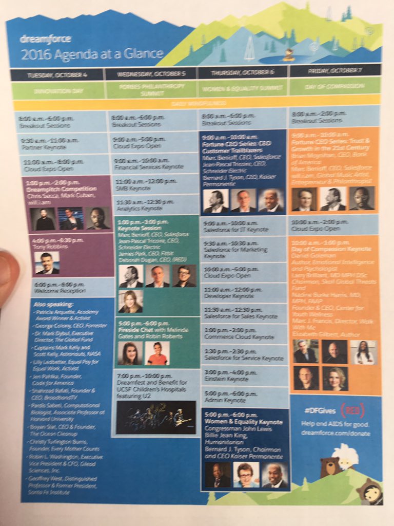 Benioff's tweet photo. Over 171,000 have now registered to attend @dreamforce.  We are officially sold out.  Thank you to everyone who has made this possible. https://t.co/VlXmvoXDOE