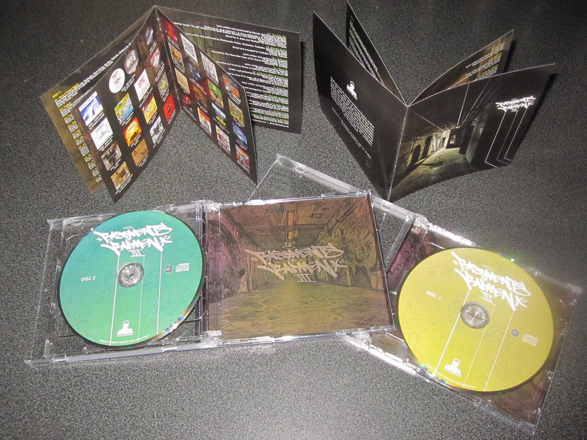 HandSoloRecords's tweet photo. #BassmentsOfBadmen3 2xCD available tmrw at @LeesPalaceTO for 20th Anniversary w/ @therealEternia & cohosts @itsmepagliacci & @mindbendermind https://t.co/Fx5HwqHOBH