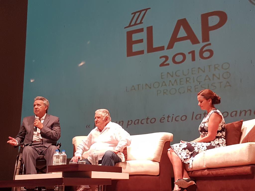 A partir de hoy participamos junto a cientos d referentes y líderes dl campo progresista latinoamericano en <a href="/Elap_Ecuador/">ELAP Ecuador</a> #Paraguay presente