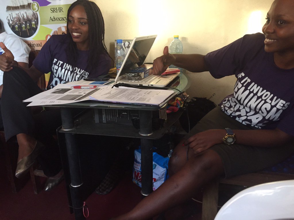 MCoutrix's tweet image. .@WfacCmr @IntlWomen meet to discuss access to CSE &amp;amp; promote safe abortion #StepIntoOurShoes @erinlwilliams18