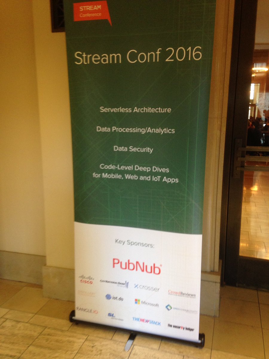 akrackeler's tweet photo. Great panel discussion and insights @PubNub #streamconf @stefania_kaz @IBMSValley https://t.co/JnReue0llO
