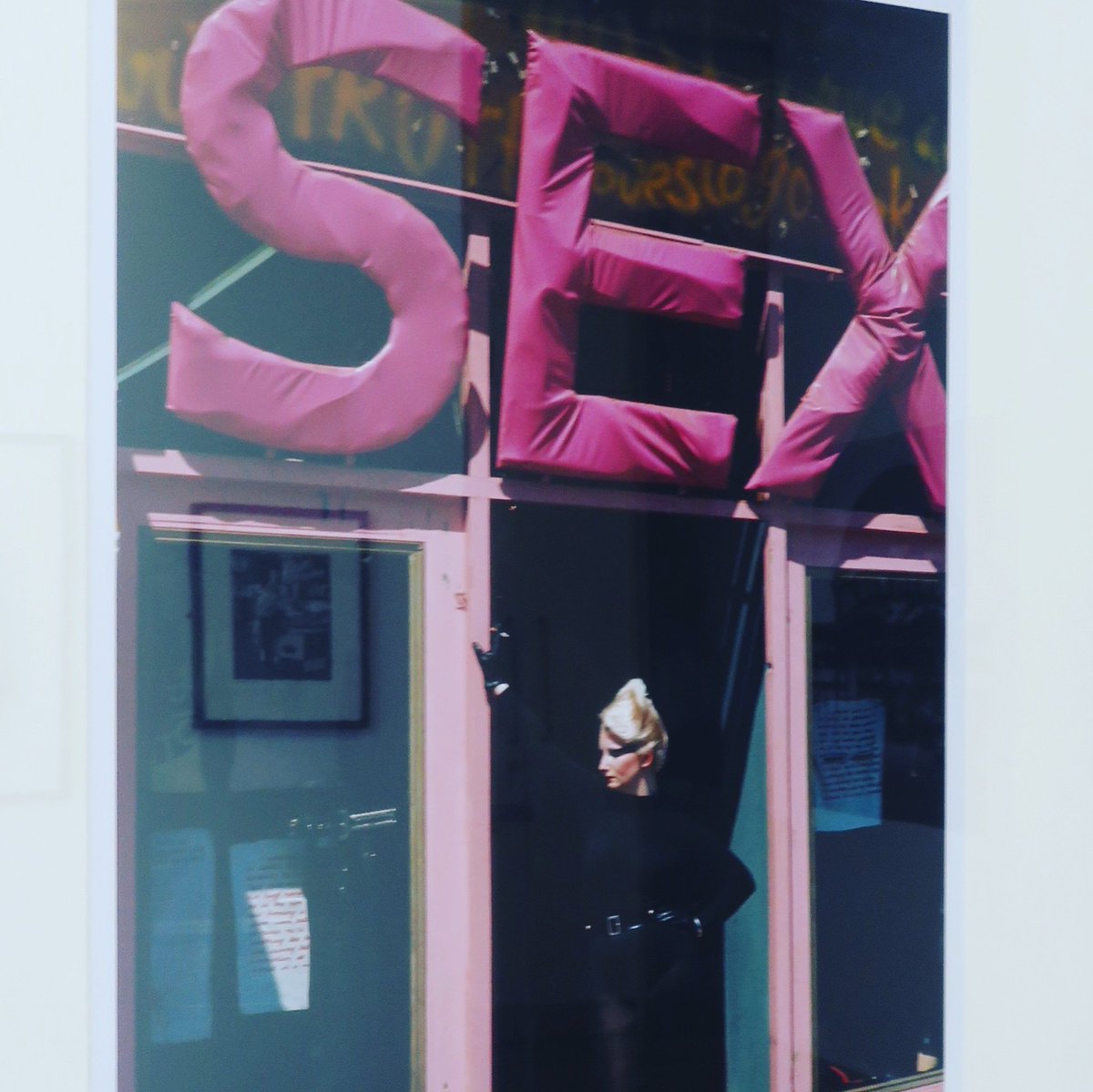 stephenmahoneym's tweet photo. #Mypix of #photographer #SheliaRock #LimitedEdition #print #of #PamelaRooke #AKA #Jorden #Punk @ #Shelia #exhibition #ChelseaSpace #SW1P4JU https://t.co/w652G000V7
