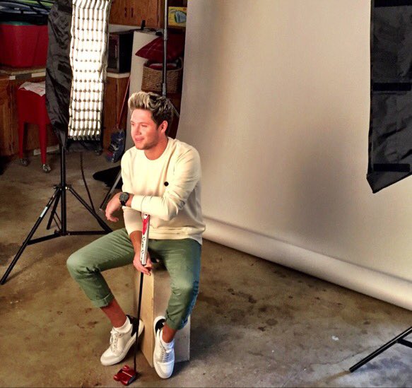 Radio1Direction's tweet photo. Niall in Minnesota shooting for Golf Digest https://t.co/clWUEA7FPV