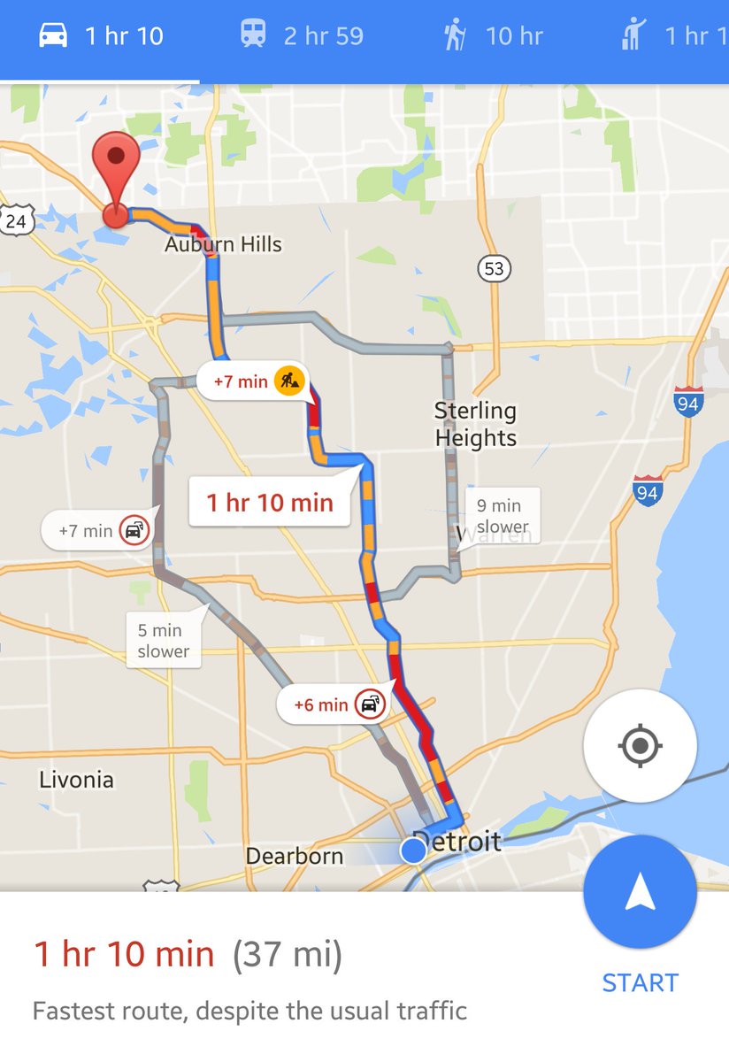labutzin's tweet photo. I love Wednesdays and traffic and construction. This is why I will never have a 9-5 job. https://t.co/u3vhx90Bvb