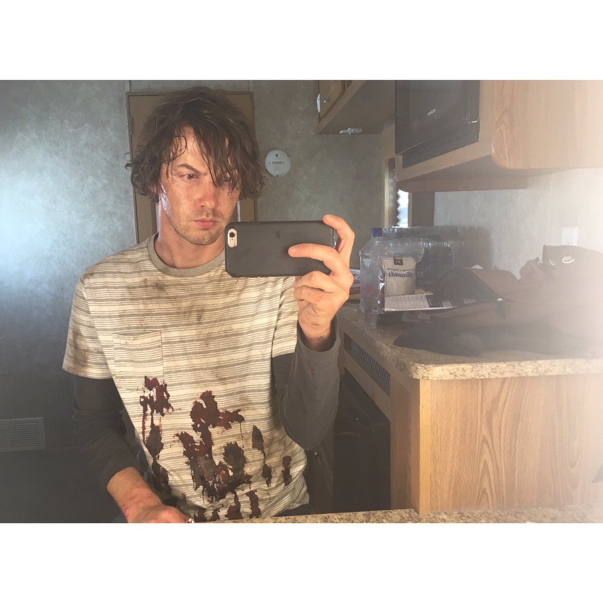 erik_stocklin's tweet image. Filthy af on set of #CriminalMinds. Whose blood is that?!? Find out TONIGHT season premiere 9pm on cbs!  instagram.com/p/BK6f_z8ATs9/