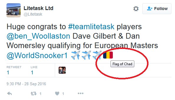 ProSnookerBlog's tweet photo. @Litetask @ben_Woollaston @WorldSnooker1 Make sure they go to the right place! #notchad https://t.co/IO04C1Q9rs