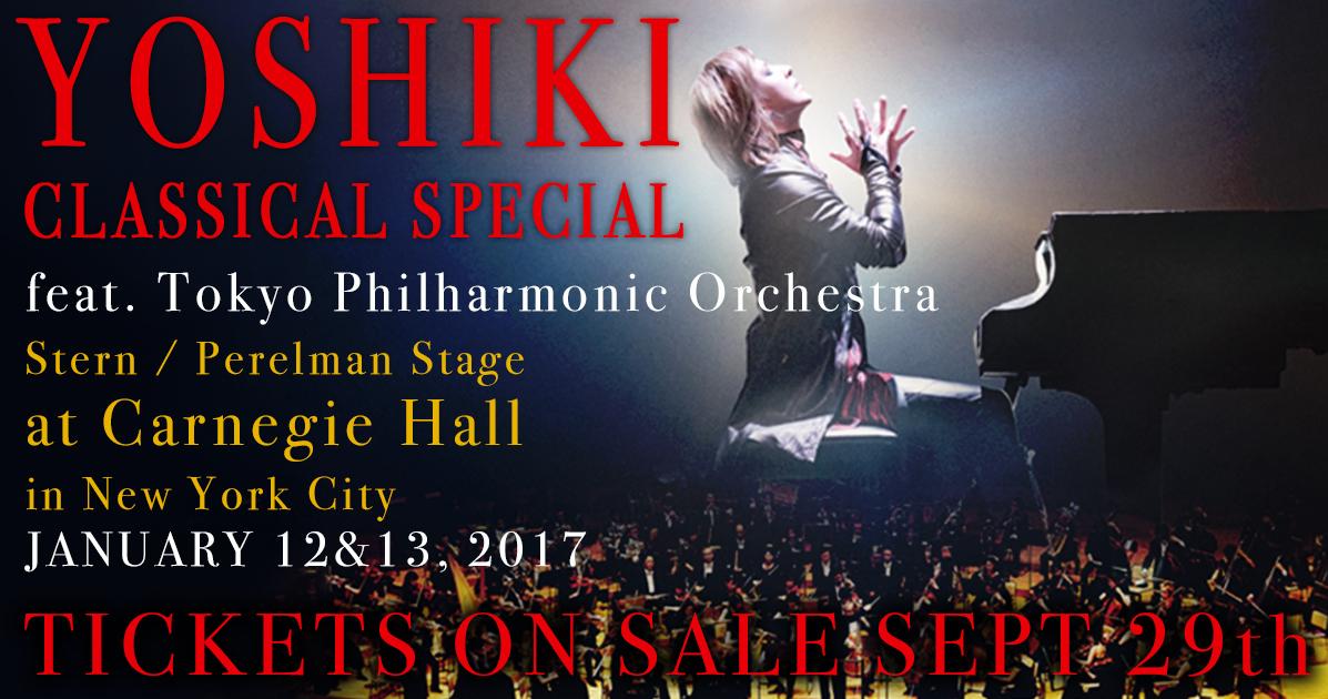 ruki7002's tweet photo. Tickets for @YoshikiOfficial with #TokyoPhilharmonic at #CarnegieHall on-sale Sep 29! - https://t.co/1pqAVPPR0v https://t.co/WBEtSxHtHJ