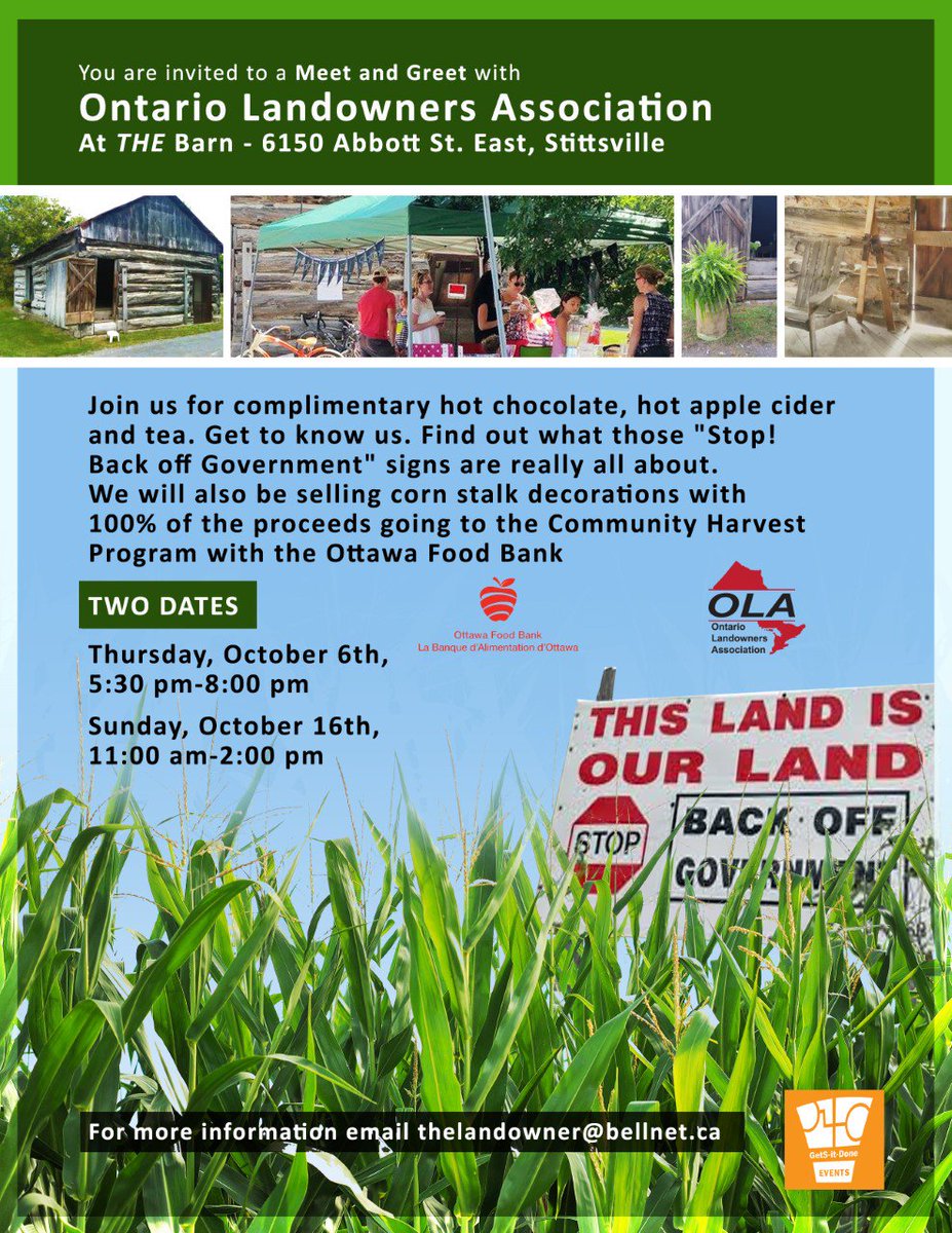 Carleton_LA's tweet photo. October 2016 Meet and Greet - Stittsville - https://t.co/PwExJjxpzb https://t.co/5qUPpln4DI