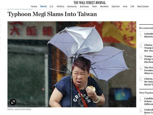 BuzzFeed's tweet photo. This woman ate a pork bun in a typhoon and now everyone loves her https://t.co/b5QGdPTjnS https://t.co/xN1BZVoFdk