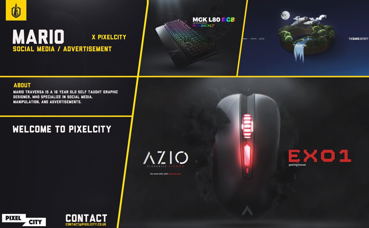 PixelCityHQ's tweet photo. Great news, @studioMT_ will from now on be working with us as a Social Media / Advertisement Designer https://t.co/EVTQWz2FDZ