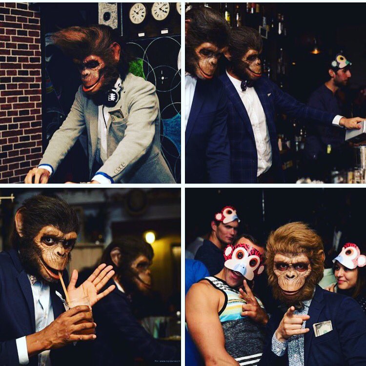 J-8 Les #MonkeyCrashers débarquent à FELIX ! #afterwork #night #felixbar #lixir #lesjeudisdefelix