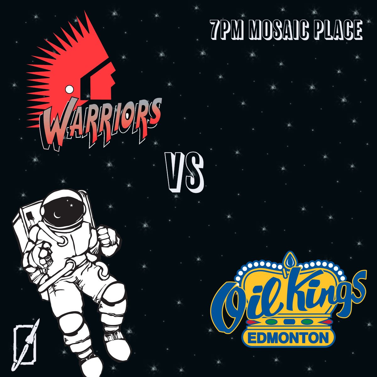 TicketRocket's tweet photo. .@MJWARRIORS  are  lacing up to take on the Oil Kings this Saturday @MosaicPlace Get those tix 👉🏾 https://t.co/8CmTE8R9oP #WHL #ticketrocket https://t.co/6FcAwASpxz