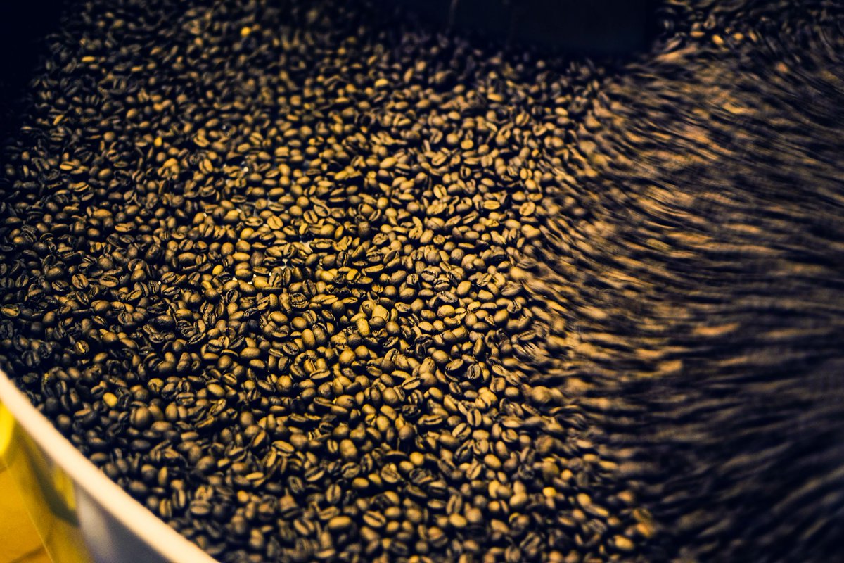 Is there anything better than fresh beans out of the roaster? #goshencoffee #roastloud #coffee #coffeelife #coffeeroaster