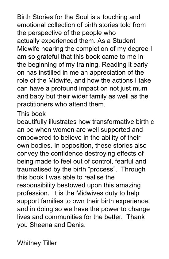 Stories4Birth's tweet photo. FANTASTIC review of our 📚 by #StudentMW Whitney @BMidwiferysoc @SMNET @DenisWalsh4 @WeMidwives @RCM_SMF #BirthStories #midwiferymoments https://t.co/hLTxnKGM7k