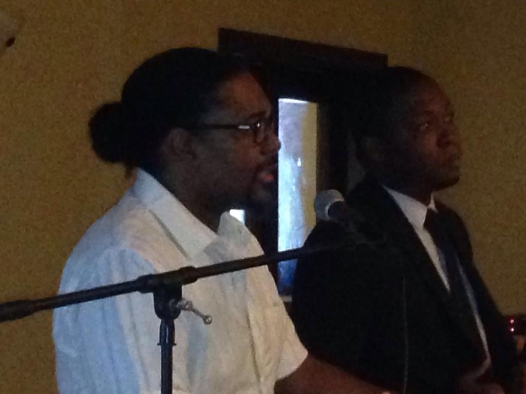 HaitInnove's tweet photo. Our own @jnjrousseau and @MEFHaiti rep on a new technology incubator project in Haiti at the #SEN2016 by @ConatelHT https://t.co/sko0SgVtOJ
