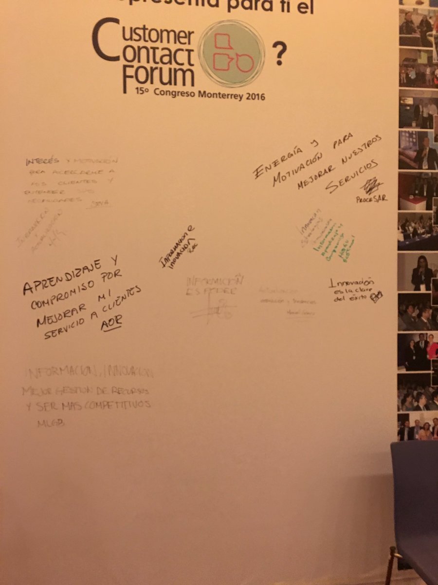 alcese's tweet photo. @ContactForumMX #CCFMTY16 El cliente no siempre tiene la razón, sin embargo, es nuestra razón de ser. Rcesin! https://t.co/hi1MUxeMJe