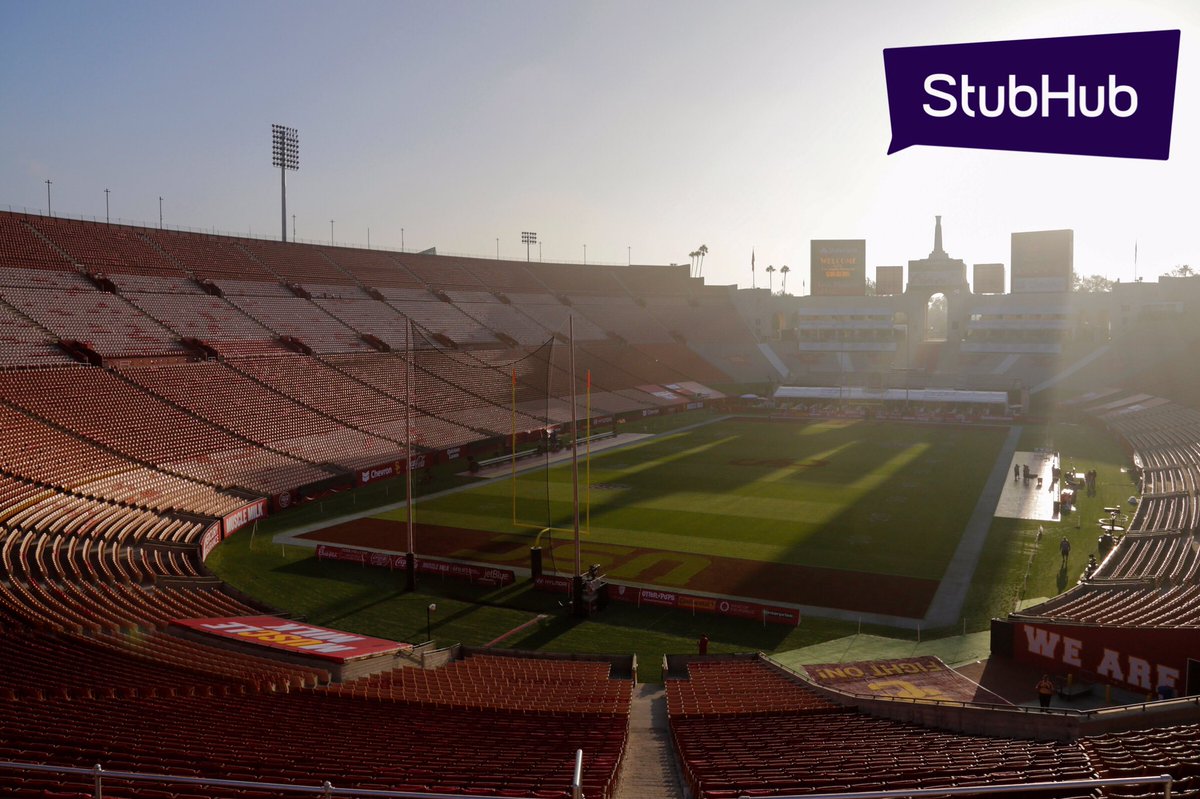 So happy to be back in the Coliseum with the #TrojanFamily this week!

RT to enter to win a $100 gift card from <a href="/StubHub/">StubHub</a>! #YourTicketOut