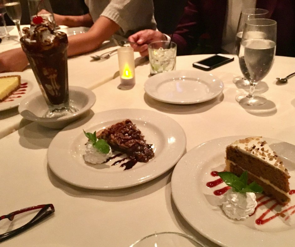 AngusClub's tweet image. When it comes to dessert at Angus Club Steakhouse, one is never enough!