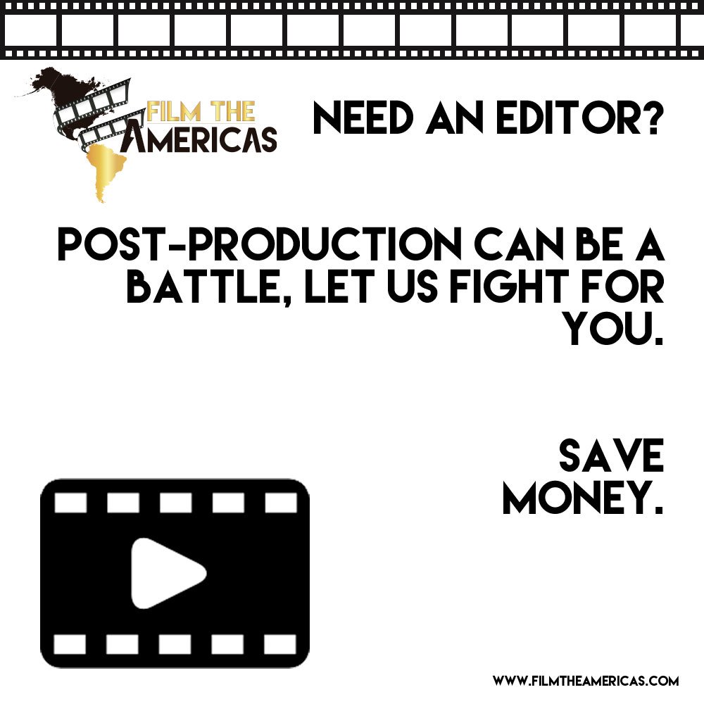 FilmTheAmericas's tweet photo. #Postproduction is one of our #services in #Colombia. We are staffed with talented #editors for all #projects. https://t.co/YREmBABIbn