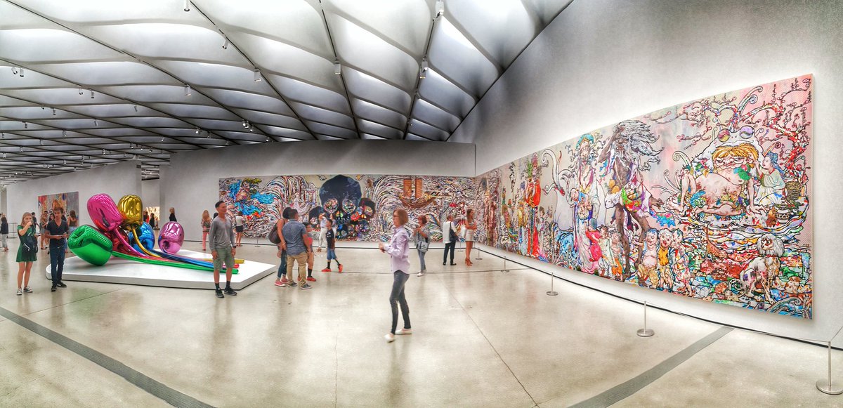 NancyCamarena's tweet photo. #TheBroadMuseum #TheBroad #TakashiMurakami #JeffKoons https://t.co/5mfQRyDhjJ