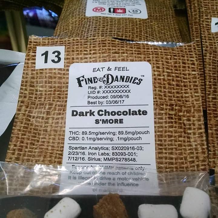 StoniesLLC's tweet photo. Medical Dark Chocolate S'more #STONIESLLC #cannabis #marijuana #thc #weed #dank #ganja #topshelf #highlife #maryjane#smoke #high https://t.co/Z32TiAnTuM