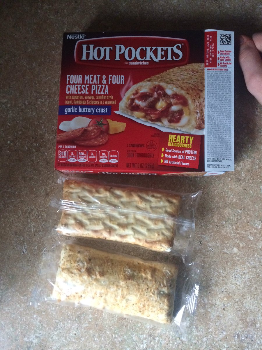 walk_hard_'s tweet photo. @hotpockets my hot pockets didn't have a crisping sleeve ☹ https://t.co/GChuTVkdGV