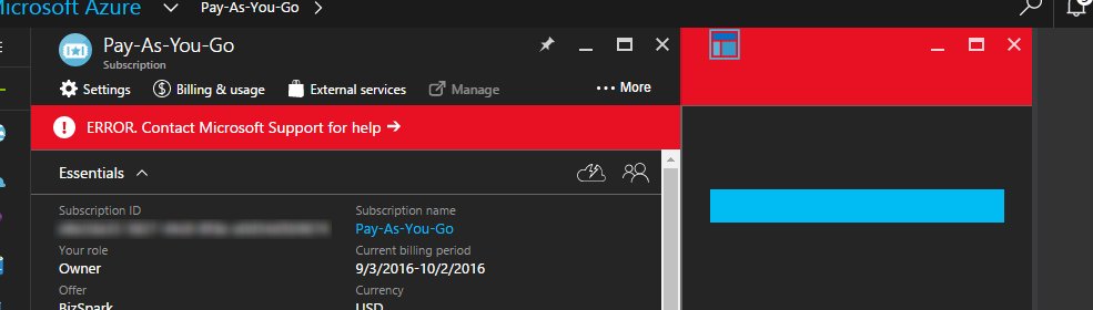 blankreg's tweet photo. @AzureSupport Caught in an endless loop of this.  Any help? #azure #AzureStack #Microsoft https://t.co/neq4cznaAg