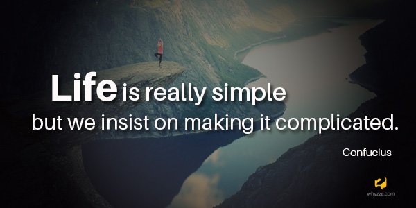 WhyzzeInc's tweet photo. Directions for Life: Keep It Simple.

#life #advice #motivation https://t.co/DFMWBCvW0y