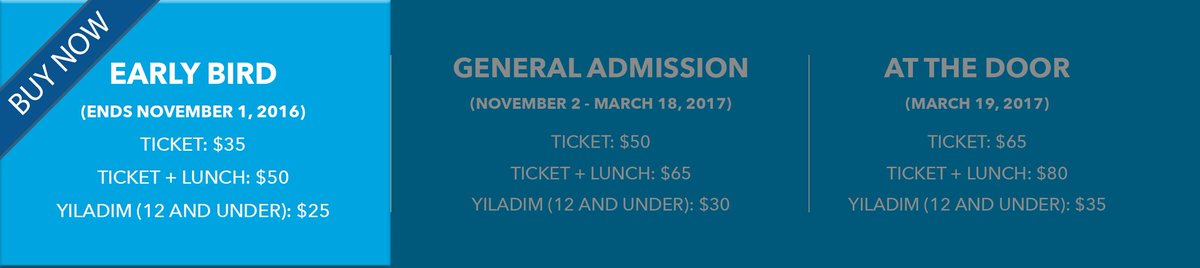 limmudTO's tweet photo. Register now for our Early Bird Discount-til Nov 1! https://t.co/7v9xuBlDzO  #LimmudTO #Limmud2017 #JewishTO #learn #connect #Earlybirds https://t.co/6I9DEPHa3p