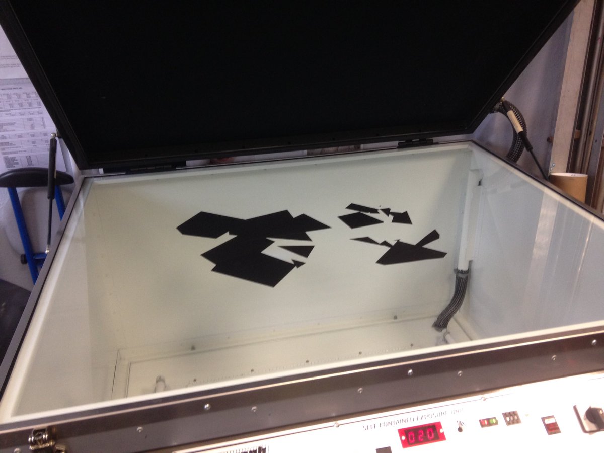 JasonSimpsonArt's tweet photo. A good day at the office making new images using @screenstretch screens #Screenprinting #Screenprints #Screenprint #Screenprinted #FromThis https://t.co/4cPj8EM6mj