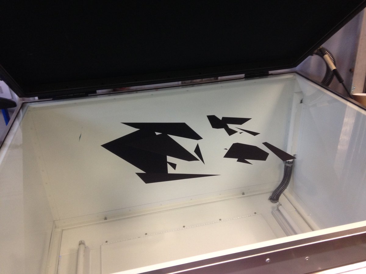 JasonSimpsonArt's tweet photo. A good day at the office making new images using @screenstretch screens #Screenprinting #Screenprints #Screenprint #Screenprinted #FromThis https://t.co/4cPj8EM6mj