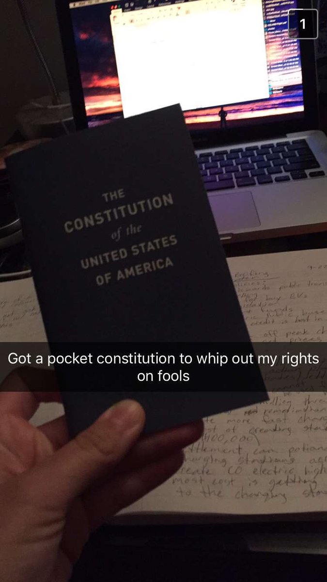 wadmall's tweet photo. 10/10 would recommend a pocket constitution  😂😂 @bwandycandi https://t.co/VxVf1oSCTG