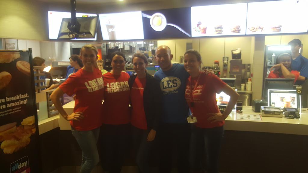 LoganPTA's tweet photo. @LoganElementary  #SpiritNight #McDonalds https://t.co/DX2bXUJeve