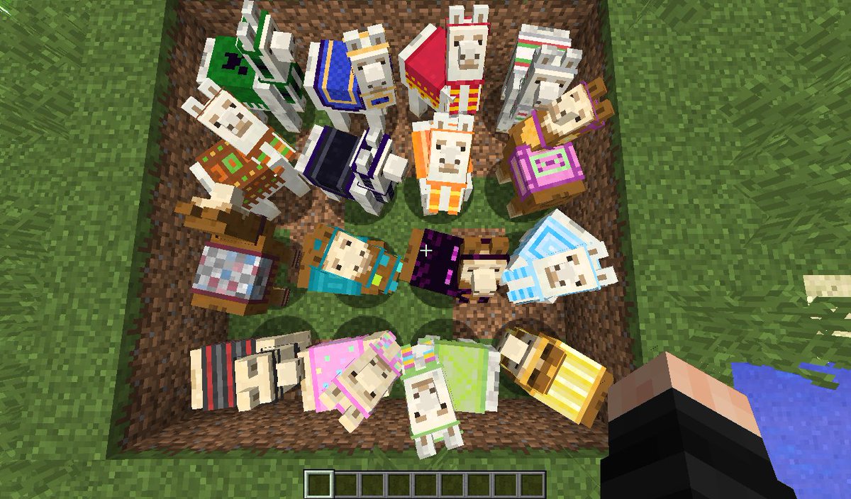 Minecraft Llama Carpet Kelas Baca c