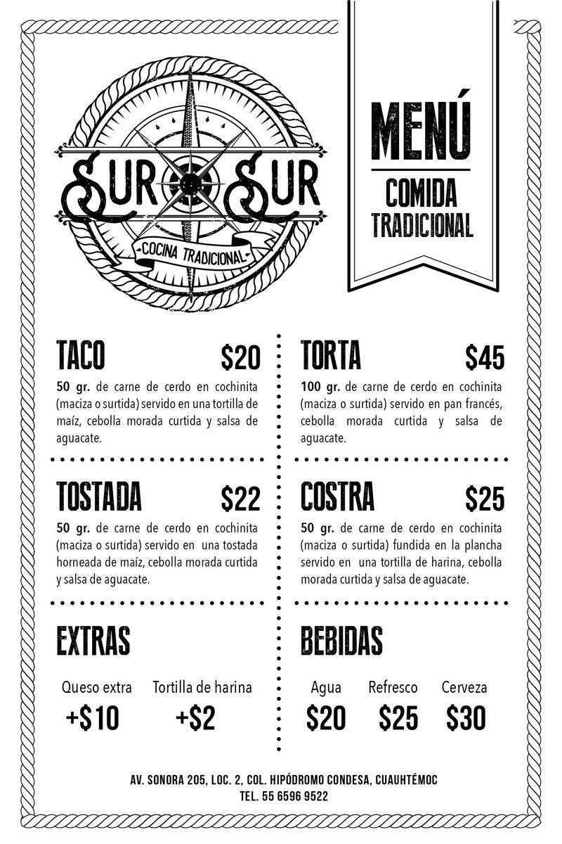 SurSurCocina's tweet photo. #ConEstaLluviaSeAntoja probar las tortas de cochinita de @SurSurCocina #CDMX #Condesa https://t.co/oIKIAEsQCM