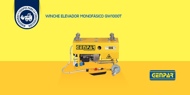 Visita y conoce nuestros productos de: #WINCHES #ELEVADORES Y #CABALLETE

goo.gl/Cjm3m1